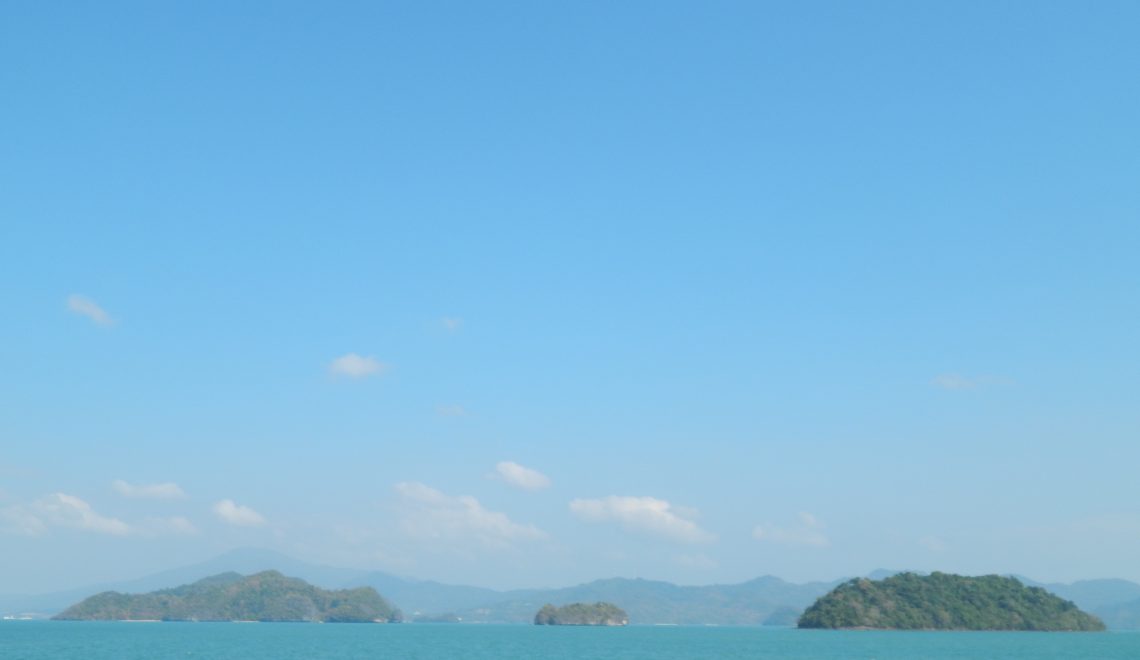 A first view on Langkawi from open sea