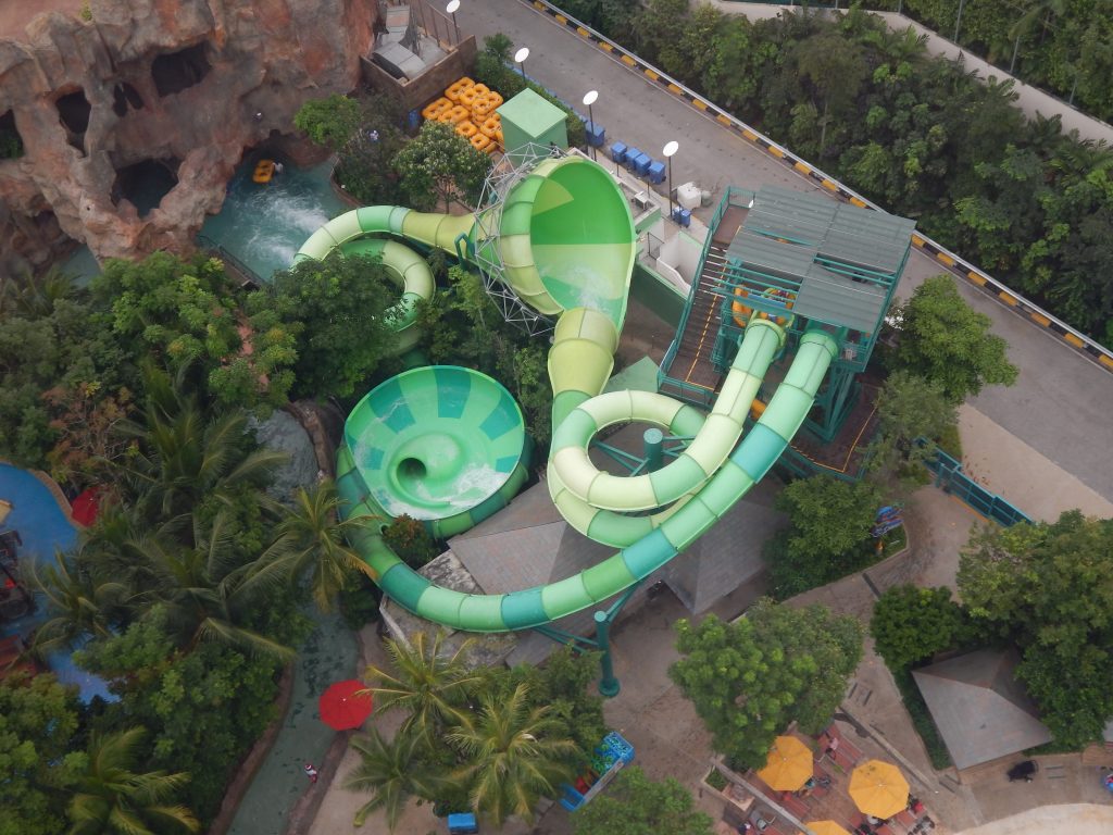 Adventure Cove Waterpark from above