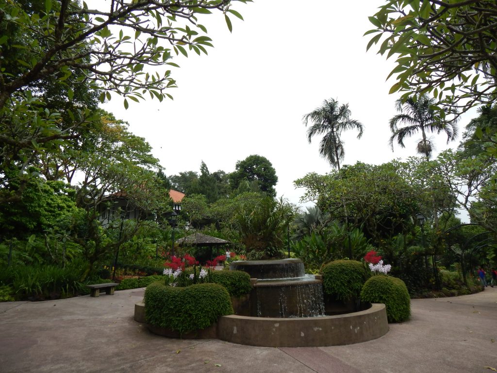 Fountain at Singapore's Botanical Gardens