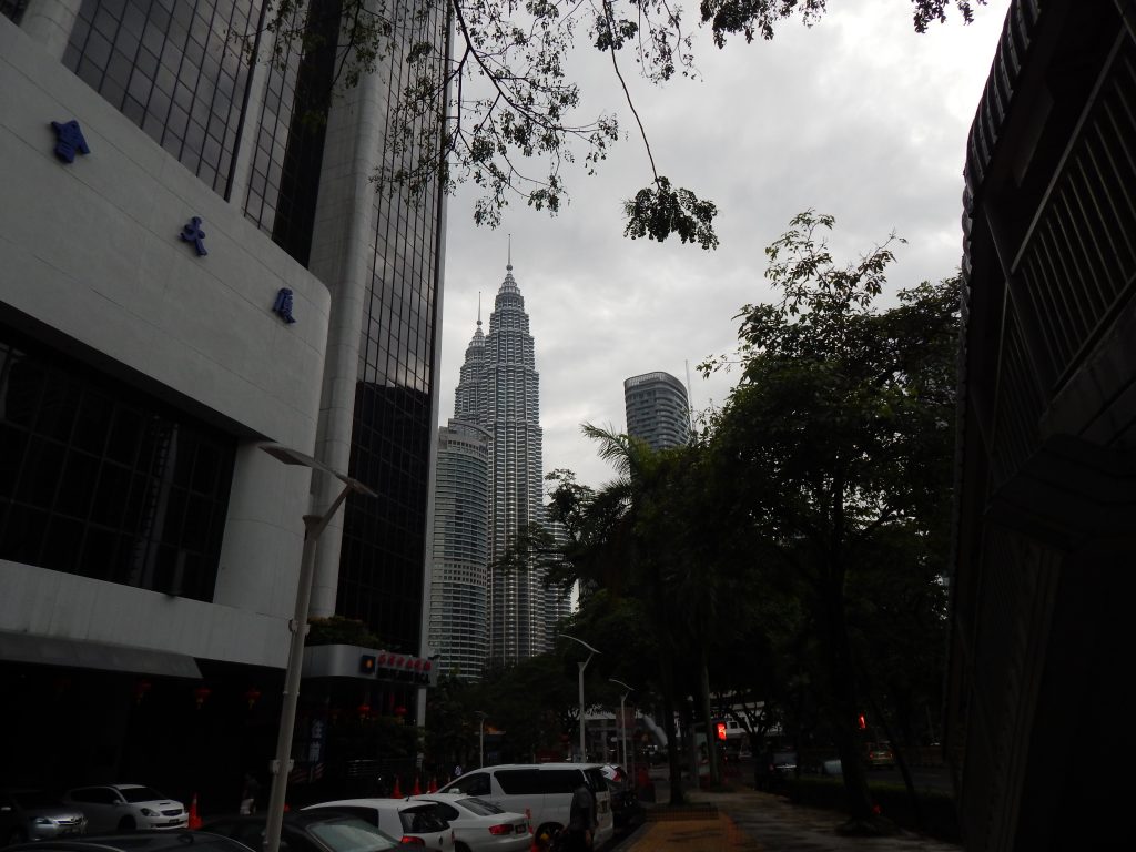 The Petronas Towers in the distance