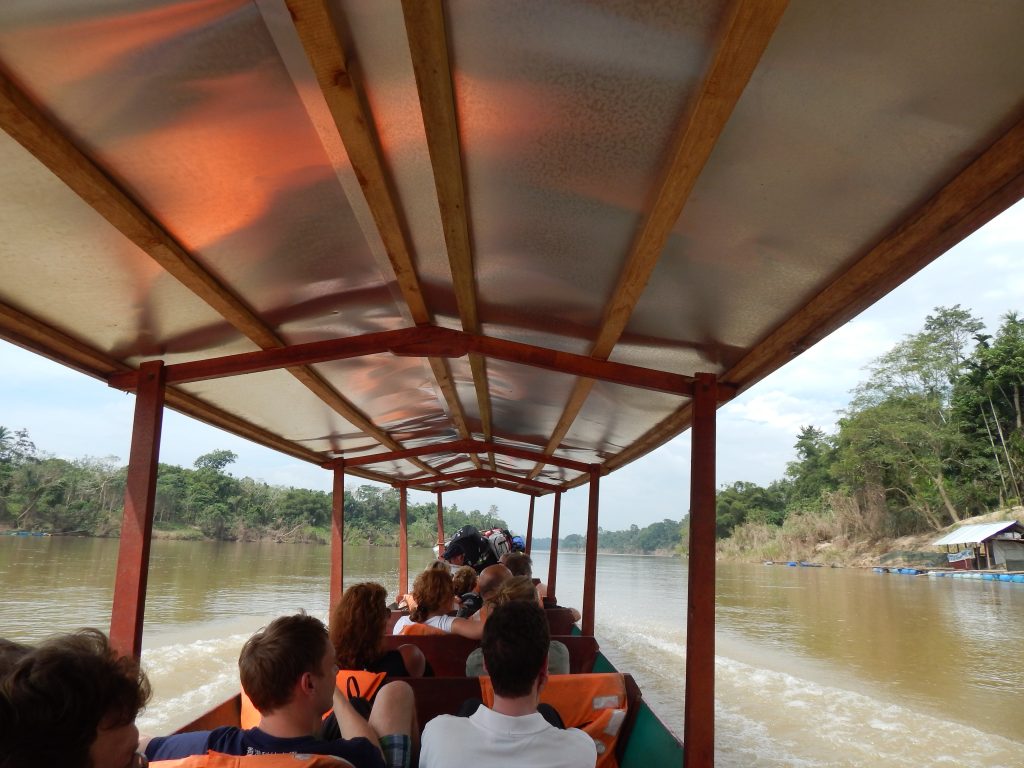 Boat ride to Teman Negara on Tembeling River