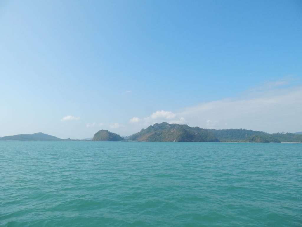 Langkawi in the distance