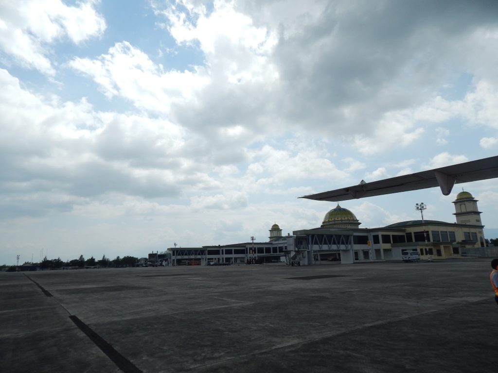 A view on the terminal of Banda Aceh airport