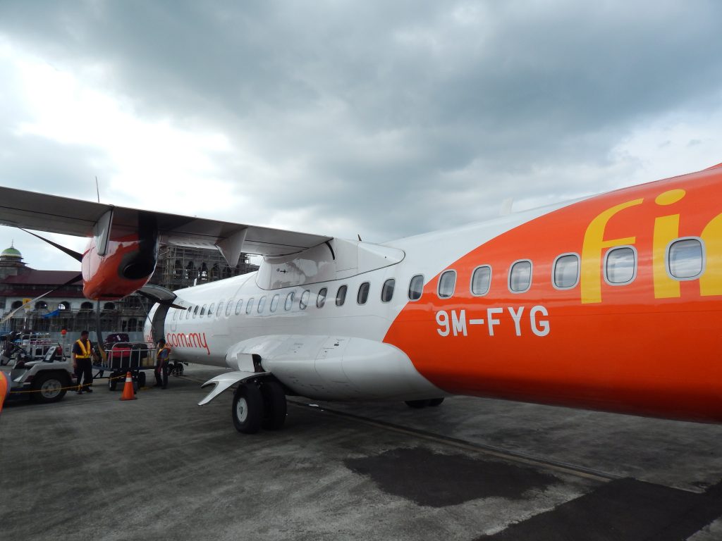 ATR 72-500 airplane of FireFly
