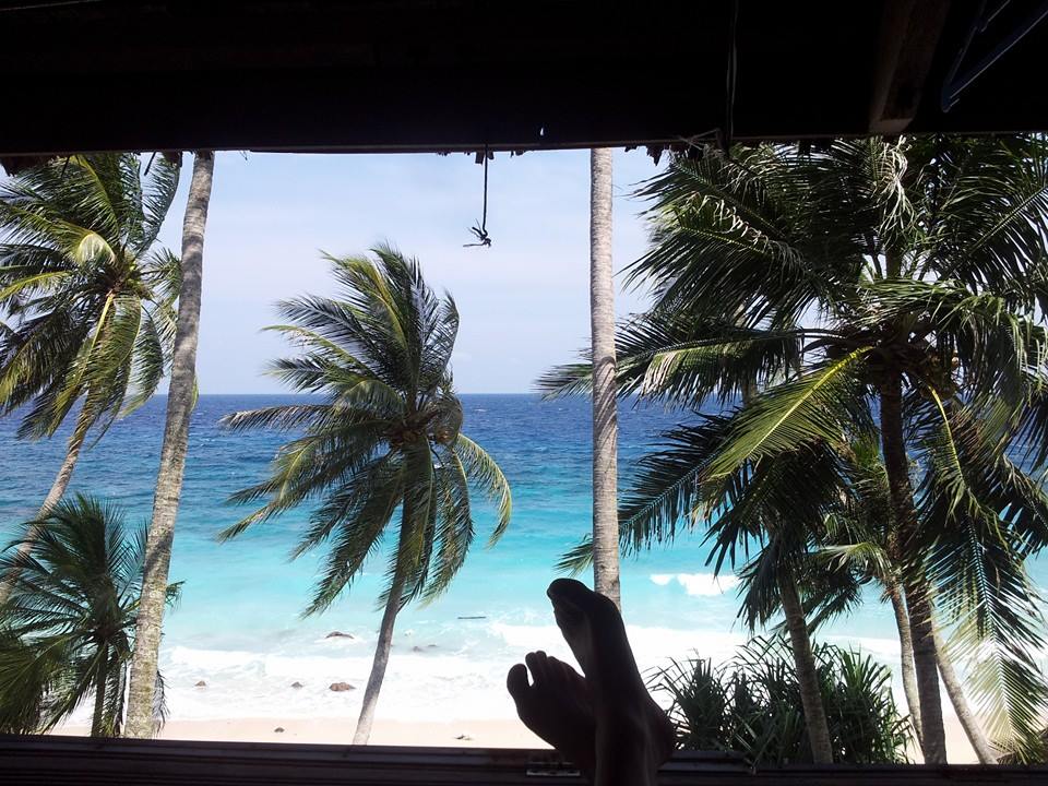 View from balcony at Freddies Santai Sumurtiga