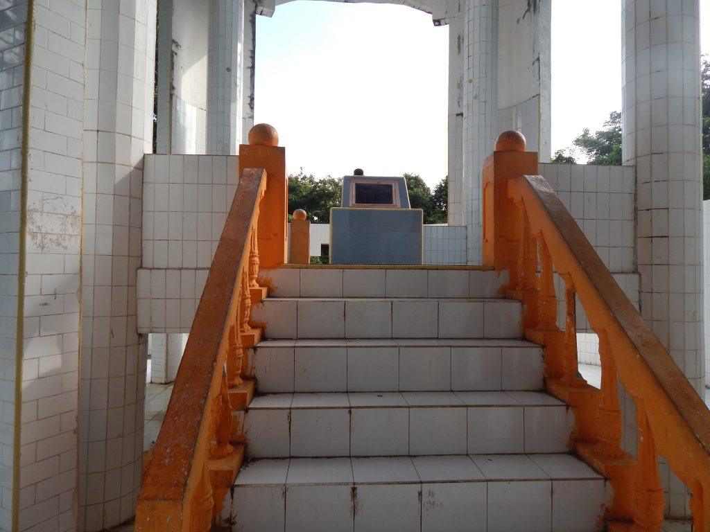 Stairs inside the zero kilometer monument