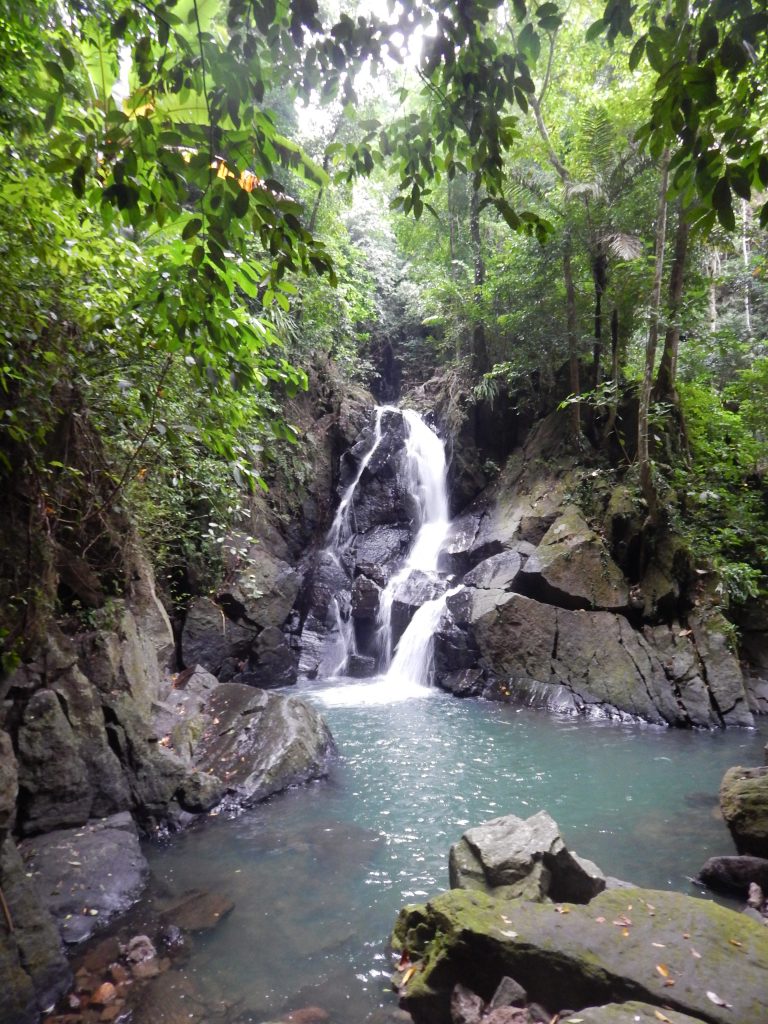 The Pria Laot waterfall