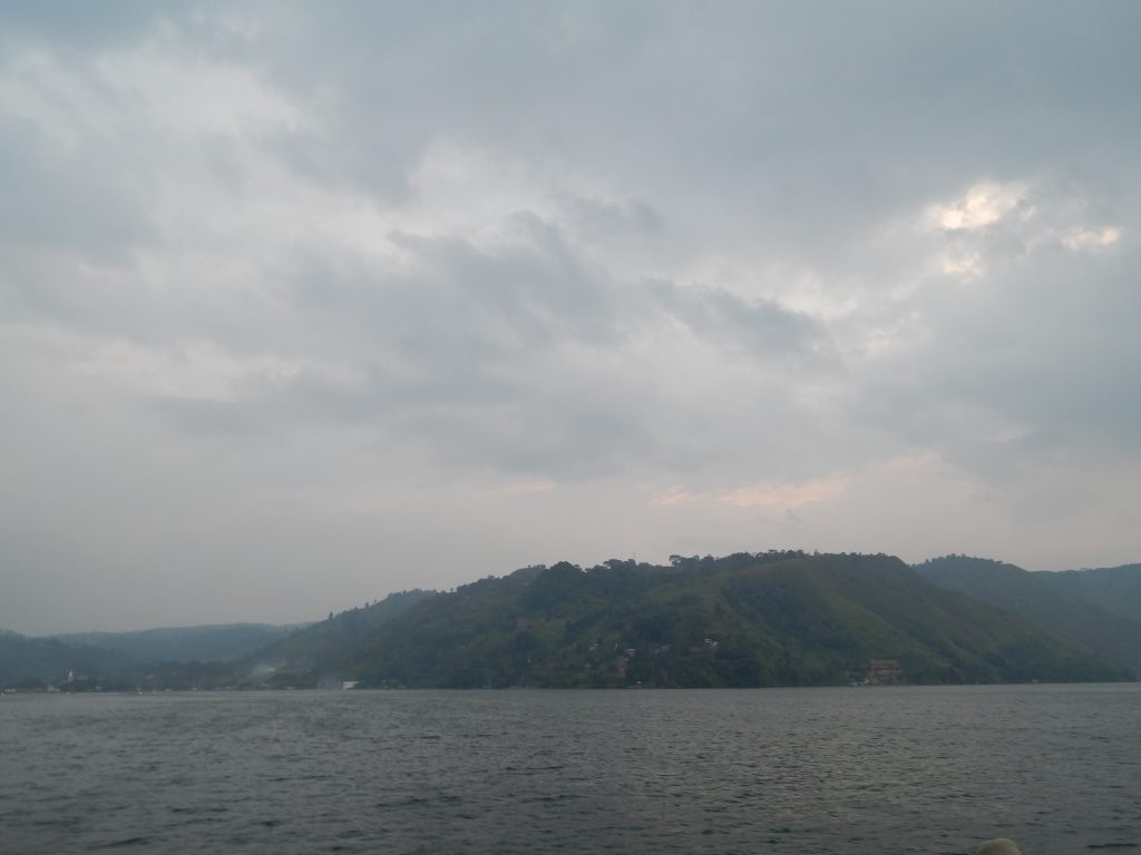 View of Samosir Island, Lake Toba
