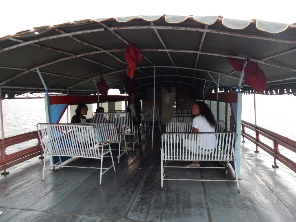 Small ferry to Samosir Island