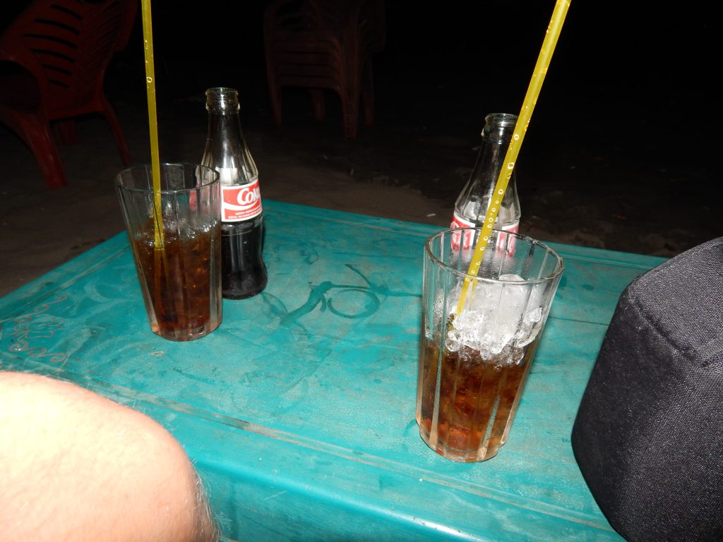 Two coca-cola's at Pantai Padang, Padang