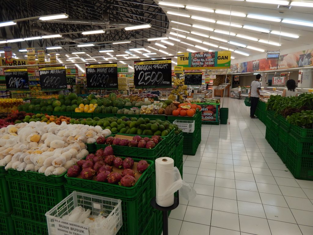 Giant supermarket in Malang
