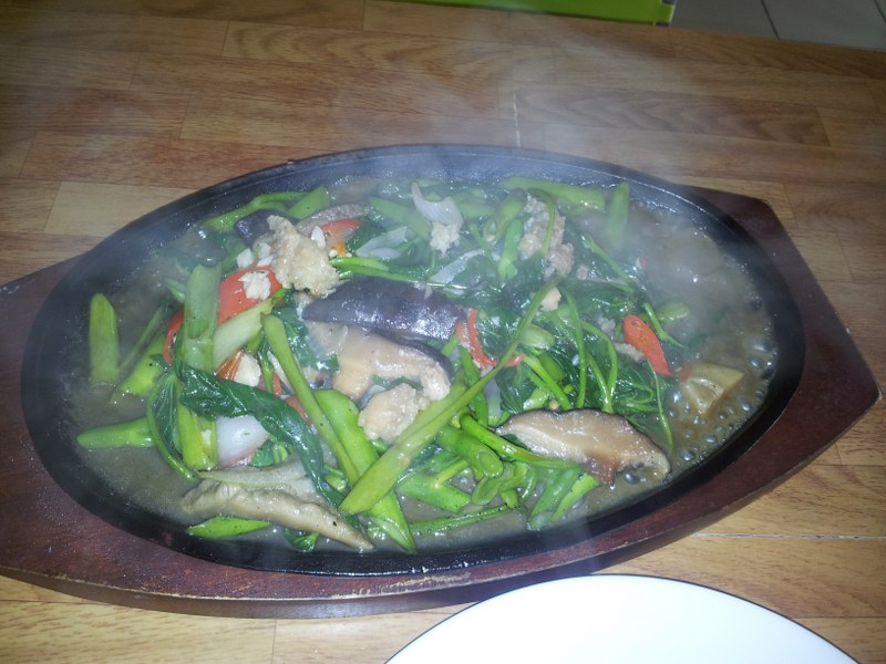 Kangkung dish in Jimbaran