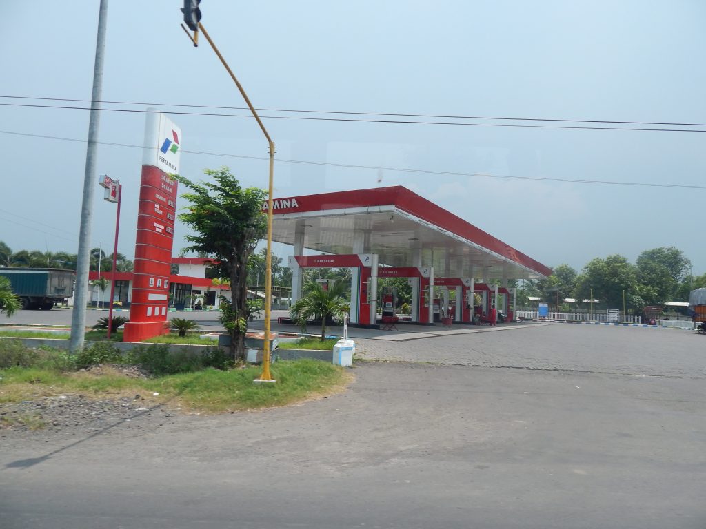 Gas station eastern Java