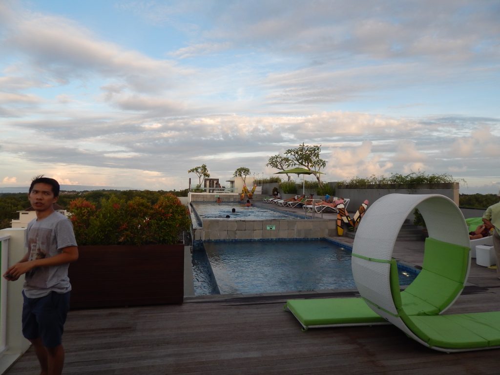 Infinity pool of the Maxone hotel in Jimbaran, Bali