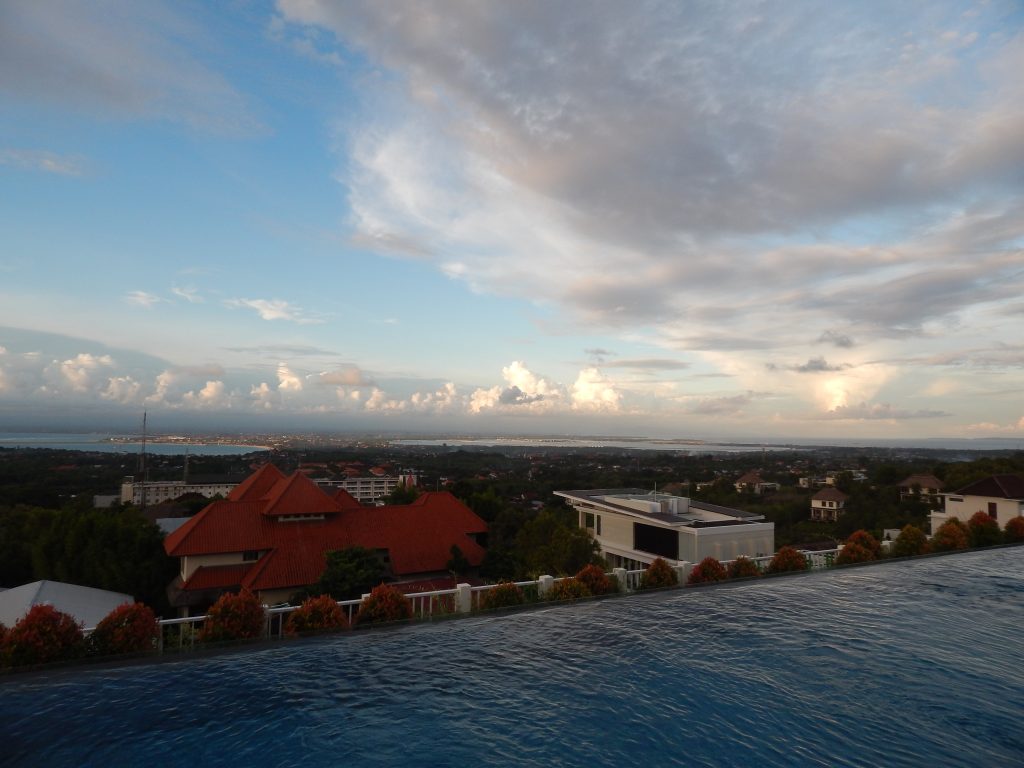 Infinity pool of the Maxone hotel in Jimbaran, Bali