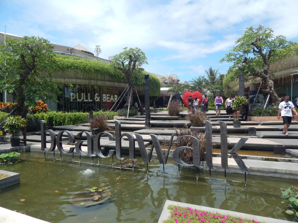 the Beachwalk Shopping Center, Bali