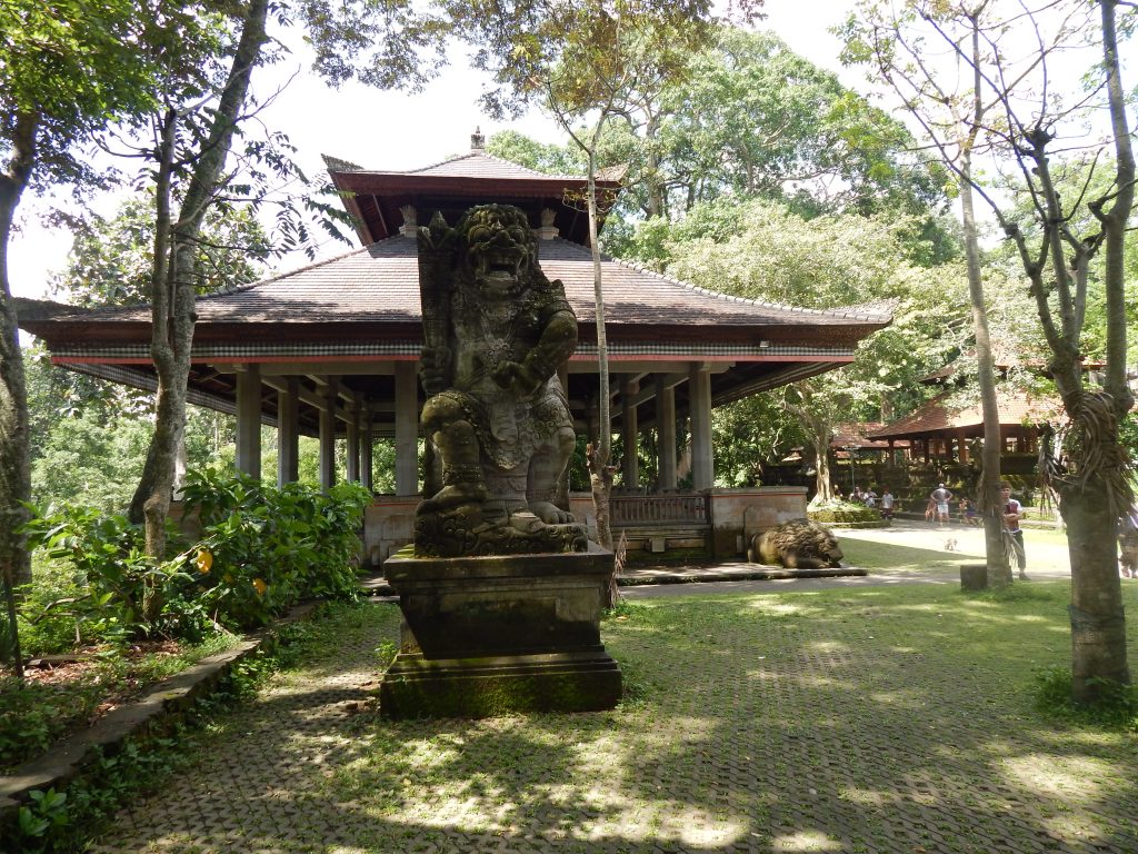 Shrine at the entrance of Monkey Forest