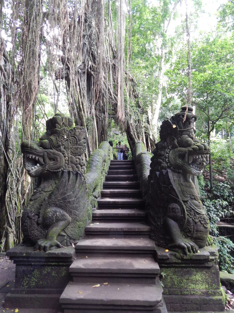 Cool stairs in Monkey Forest, Ubud