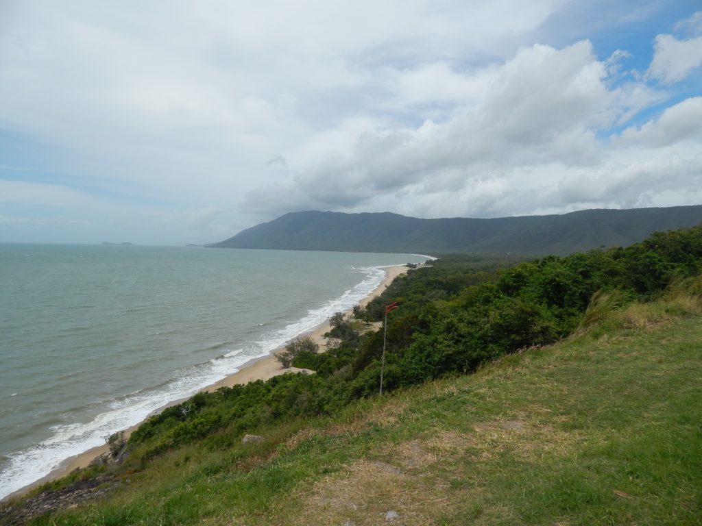 view of Unity Reef's beach at Rex Lookout, Queensland, Australia