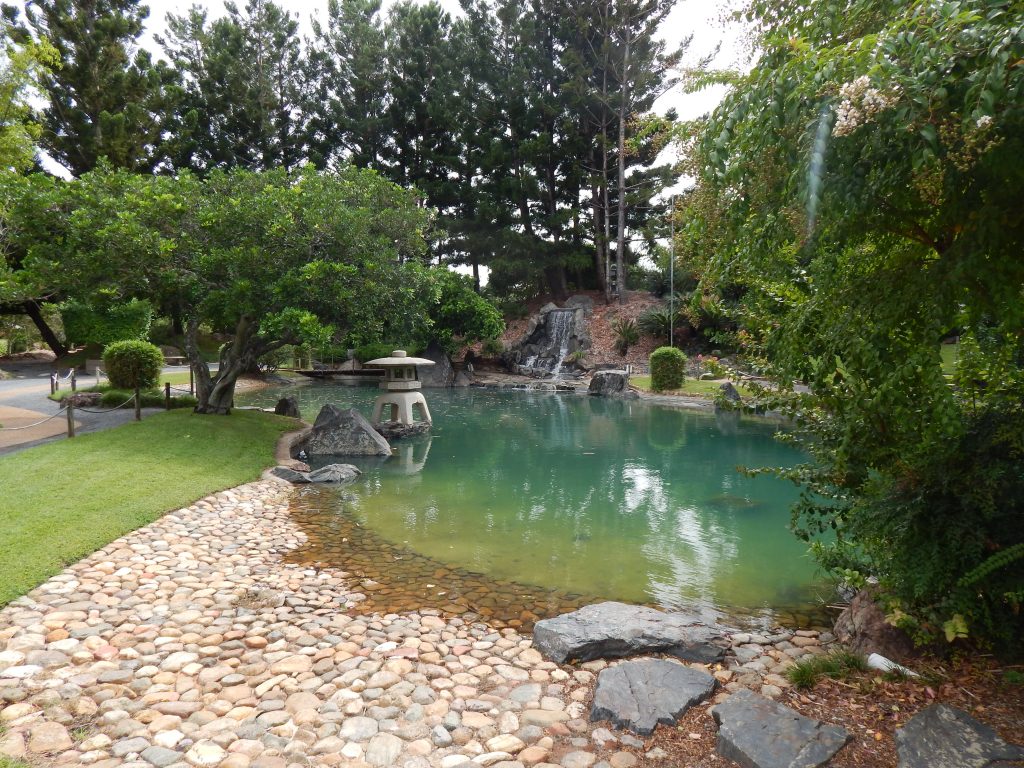 Pond in the Japanese gardens, Rockhampton's Botanical Gardens