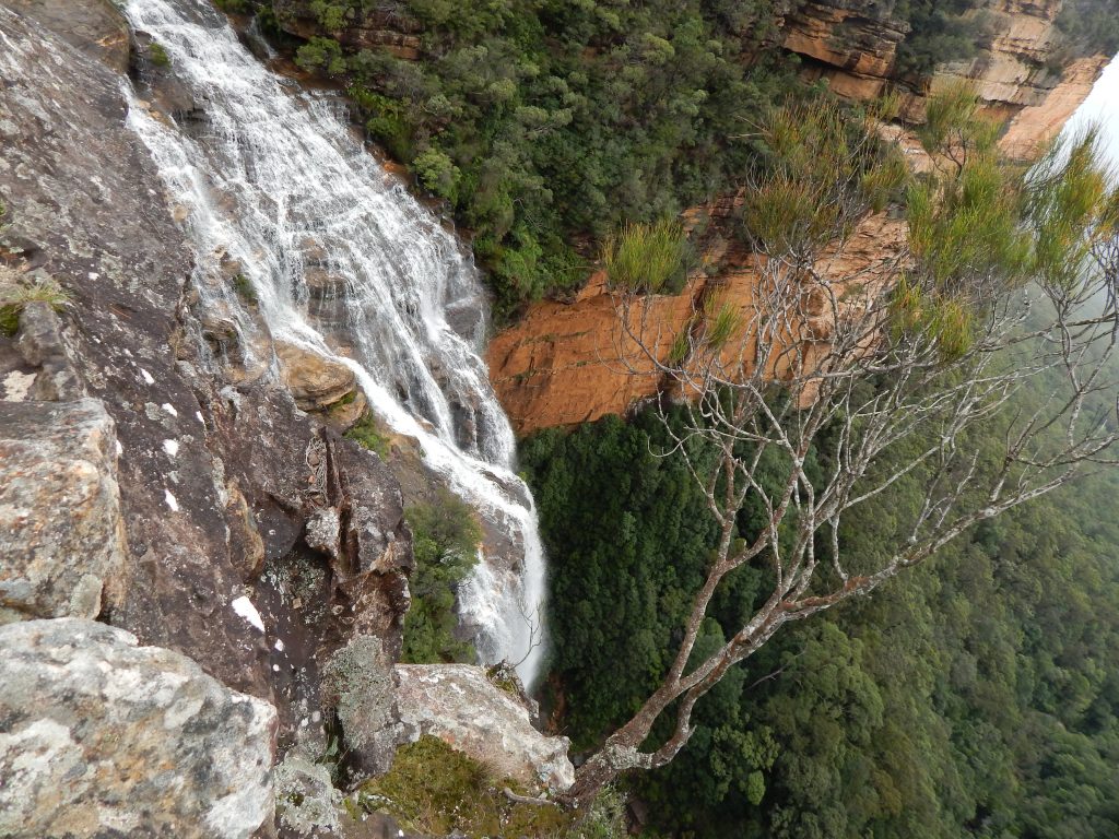 Wentworth Falls next to Fletchers lookout