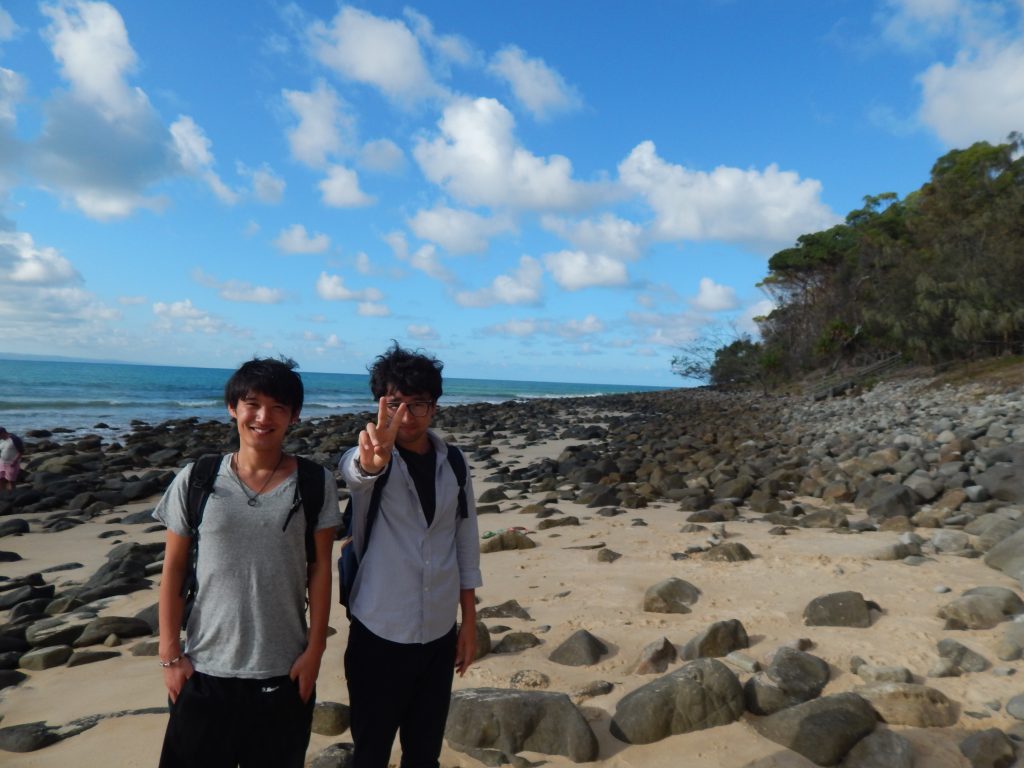 Toshi and Jeong in Noosa