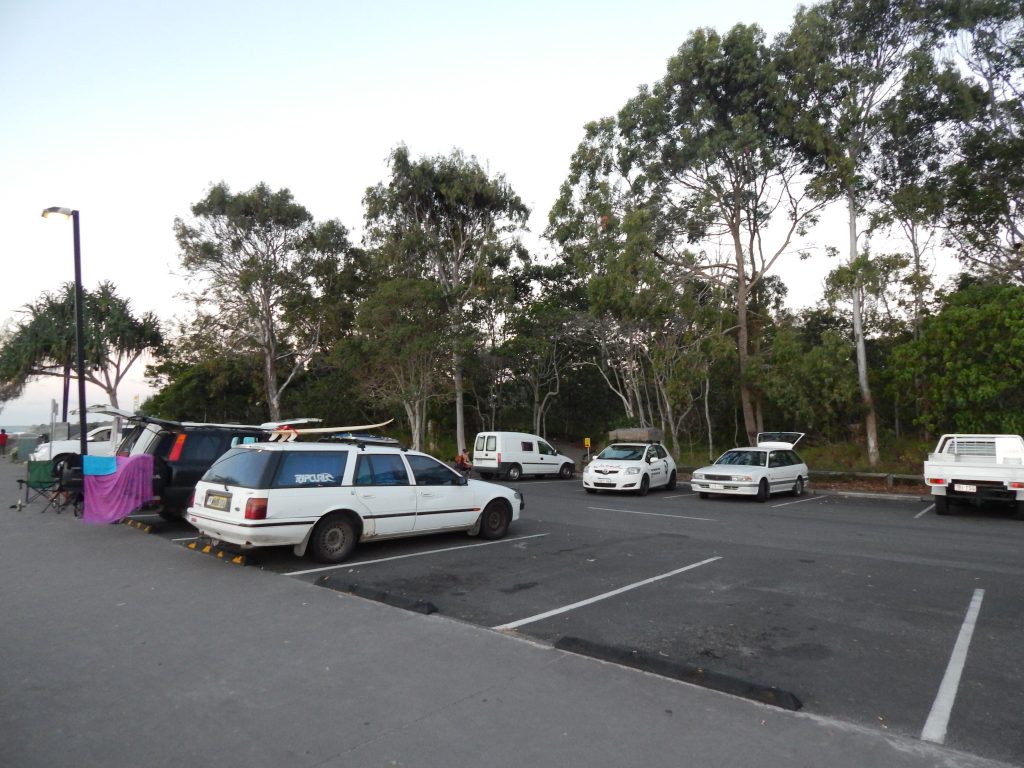 Parking area near Noosa Main Beach