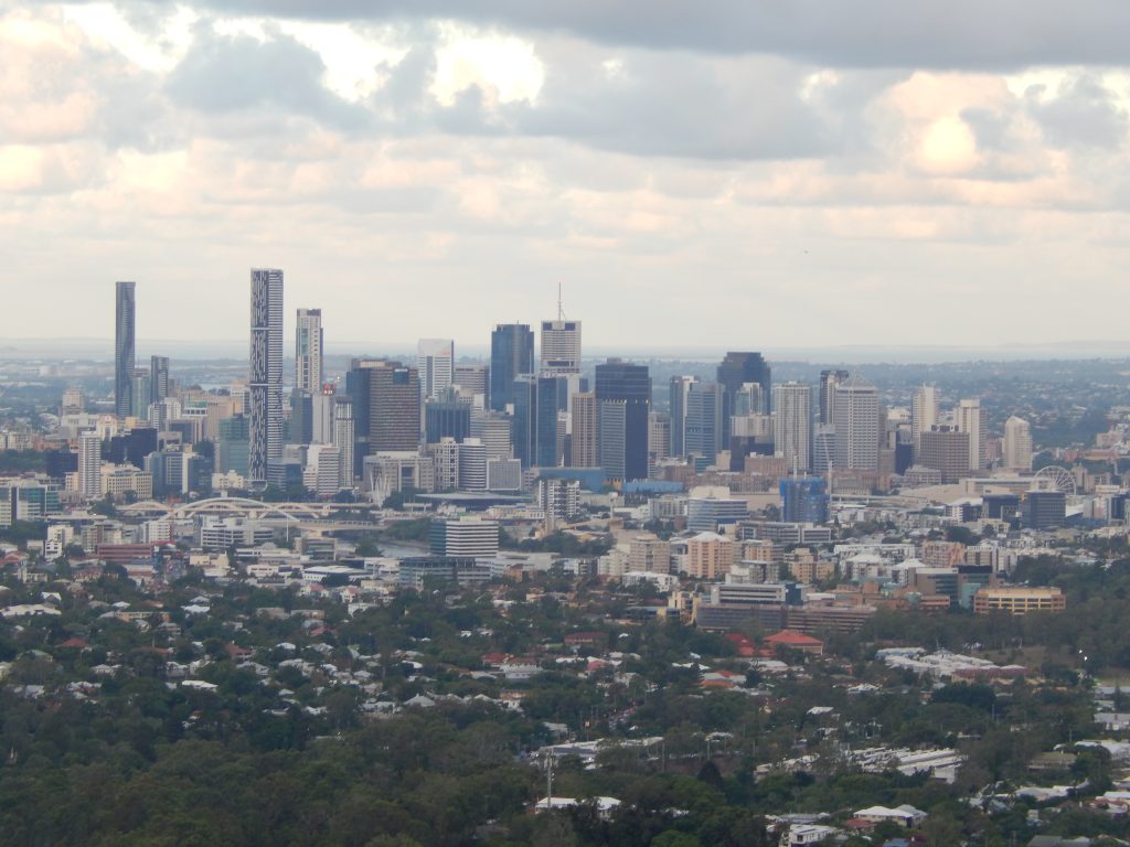 View of Brisbane, Mount Coot-Tha