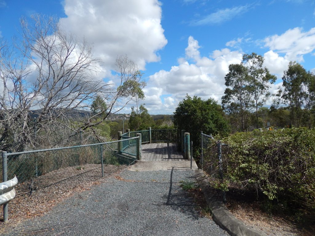 Lookout near cemetery of Ormeau
