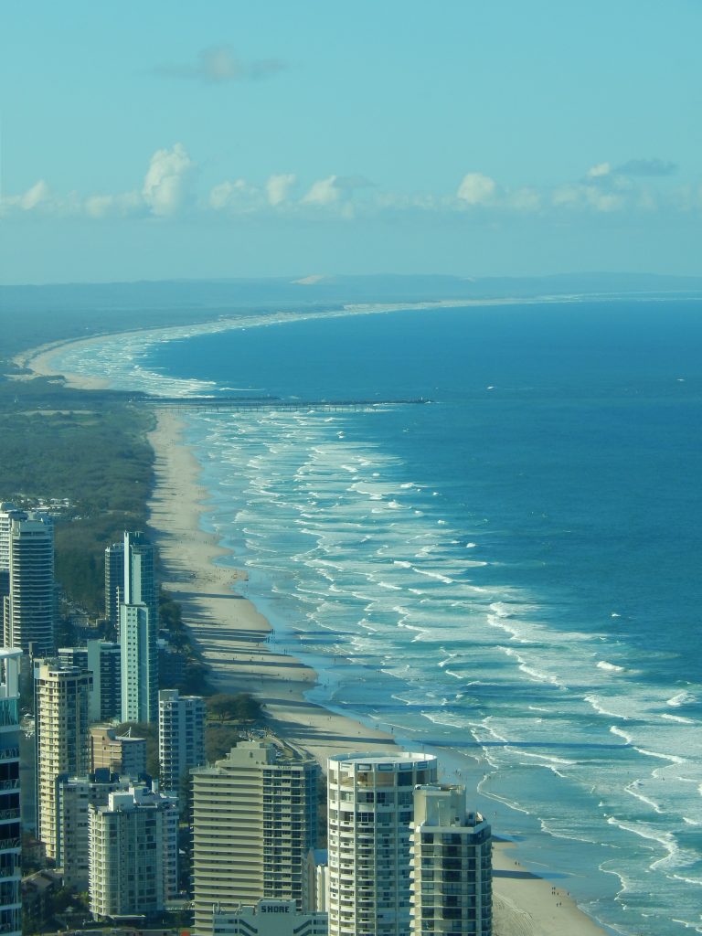 View from Q1 tower in Surfers Paradise