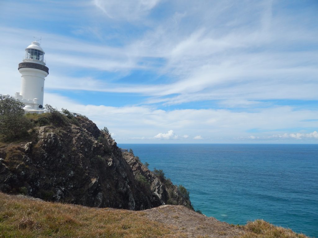 Cliffs at Cape Byron lighthouse