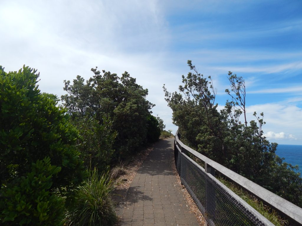Path at the easternmost point in Australia