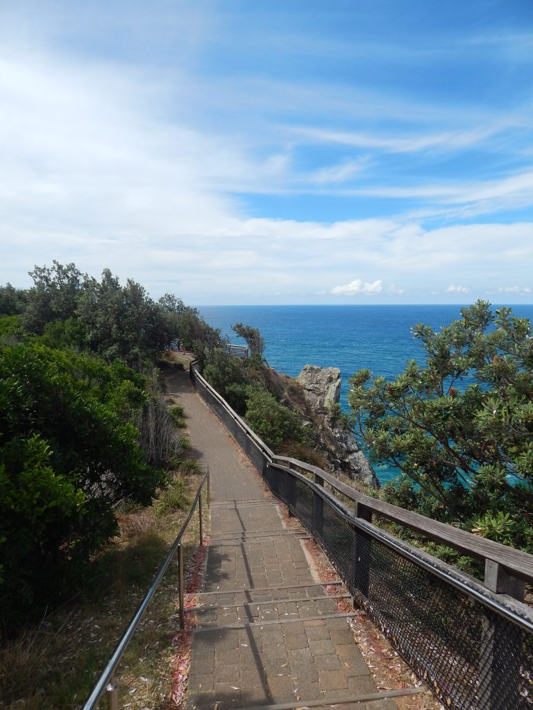 Path at the easternmost point in Australia