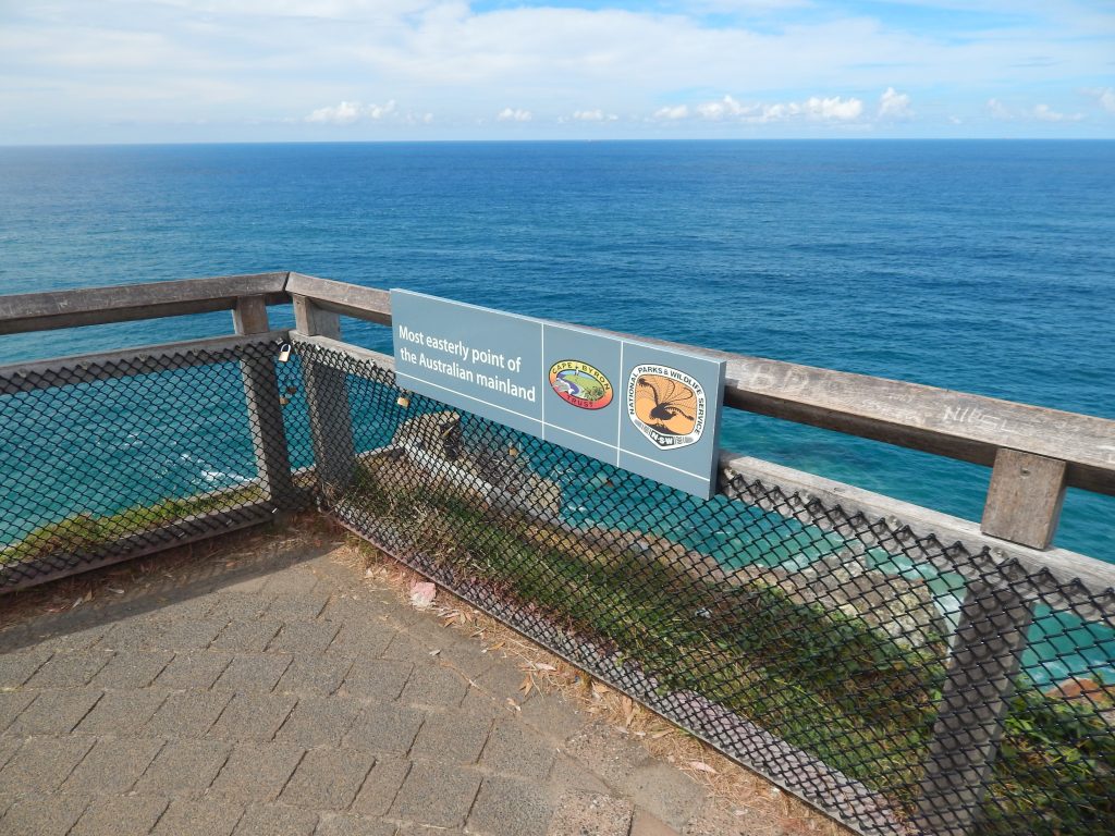 Easternmost point in Australia