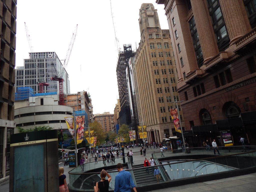 Fountain, Sydney's Central Business District