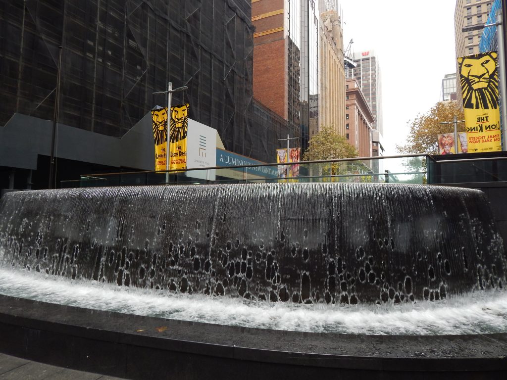 Fountain, Sydney's Central Business District