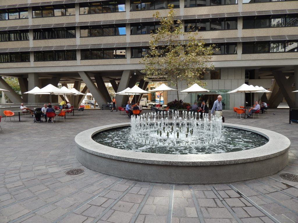 A fountain in Sydney