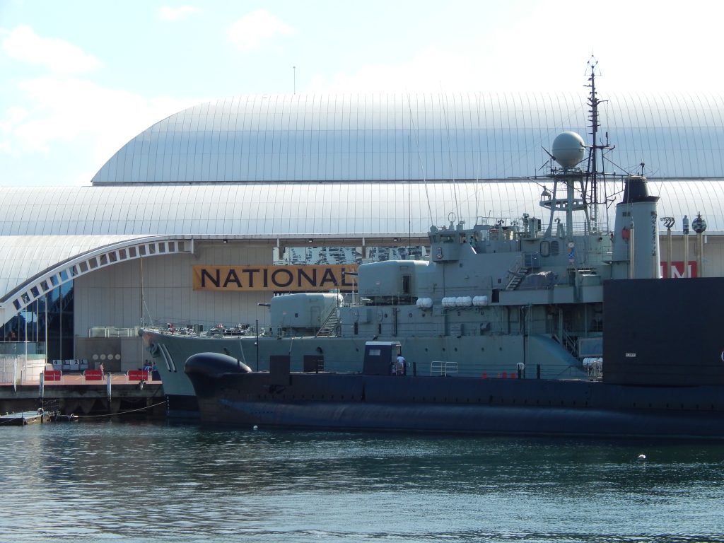 Australian navy ship at Darling Harbour, Sydney