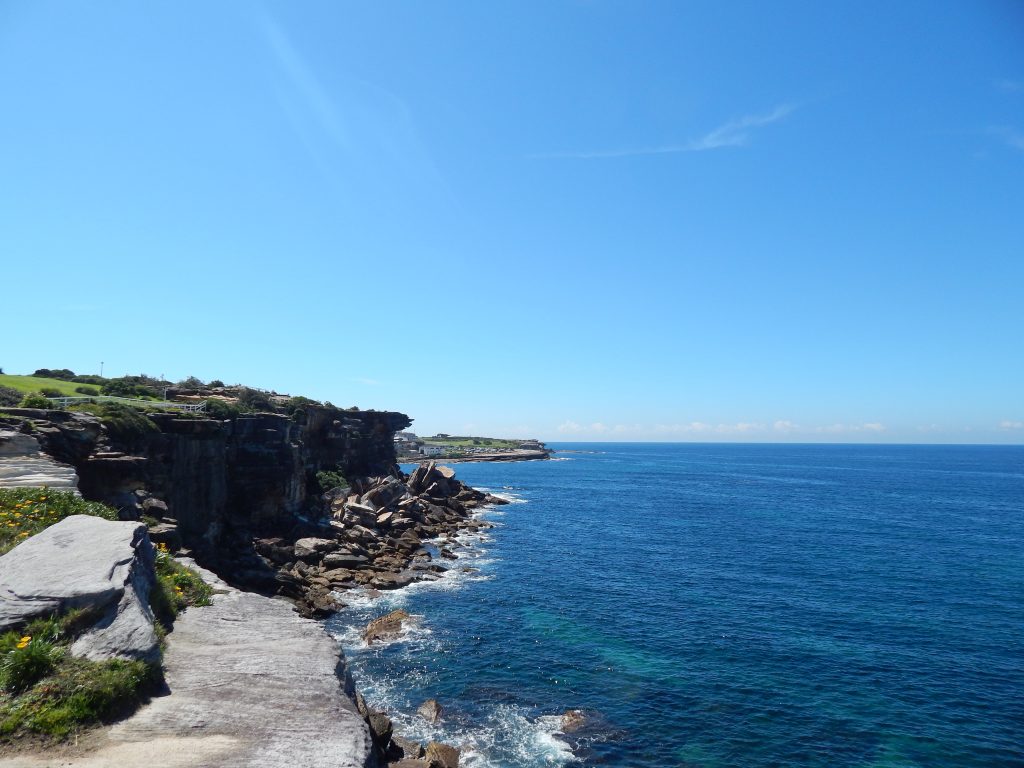 Cliffs near Coogee Beach, Sydney