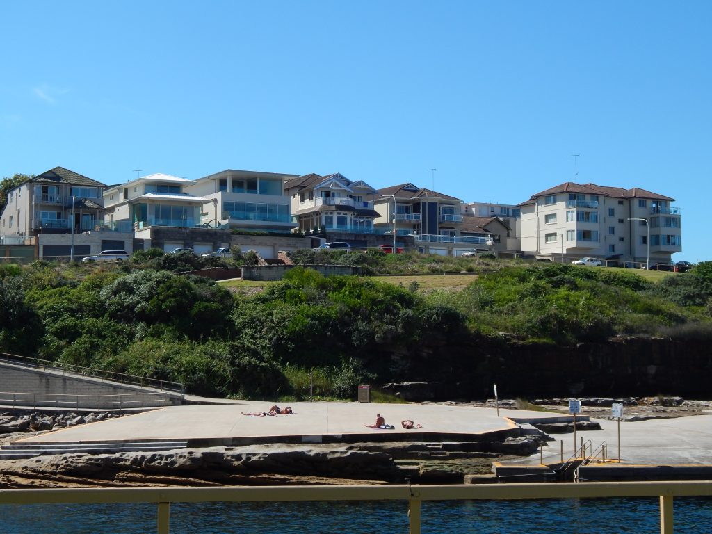 Residential area at Sydney's coast
