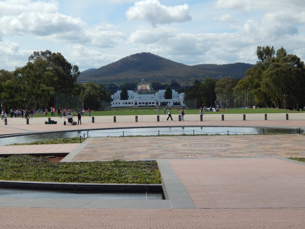 Parliament House fountain, Canberra